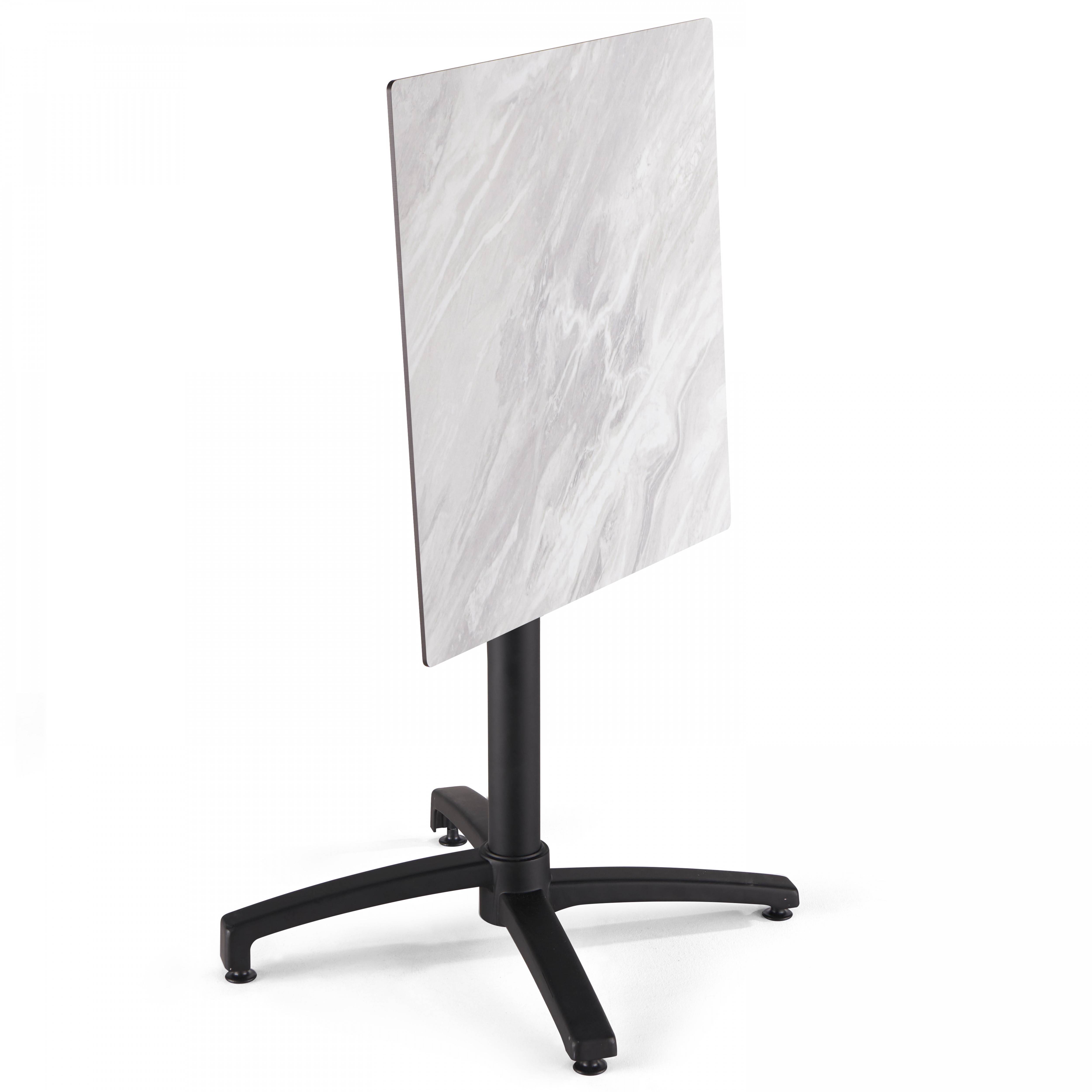 Oviala - Pied de table avec système inclinable en aluminium noir Klipo Klipo - Oviala - Imagen 4
