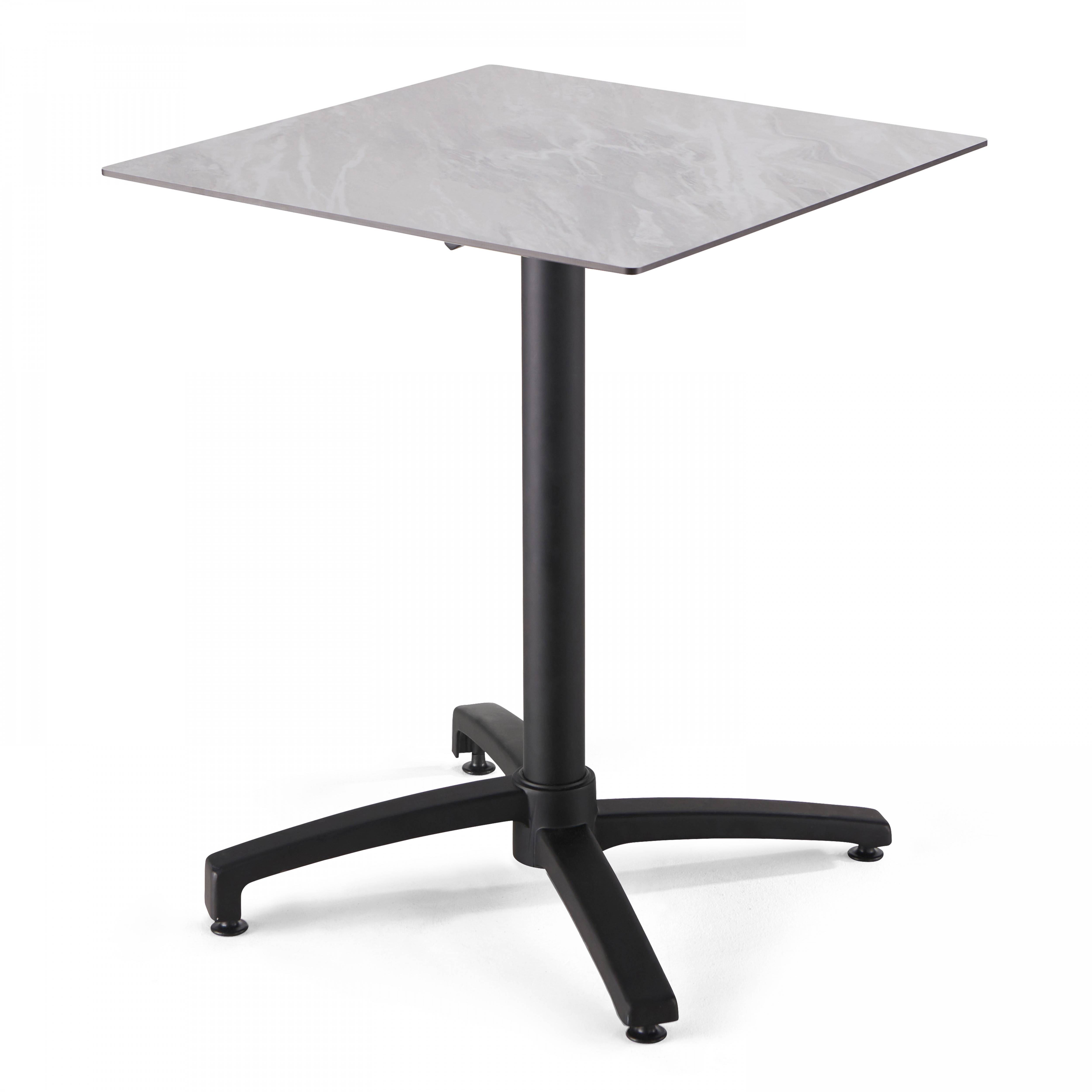 Oviala - Pied de table avec système inclinable en aluminium noir Klipo Klipo - Oviala - Imagen 5