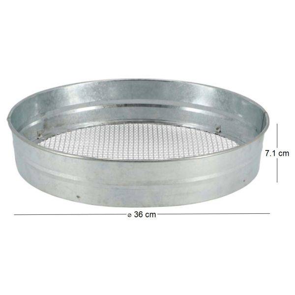 Esschert Design - Tamis de jardinage - D 36,6 x H 7,1 cm - Acier galvanisé - Image 3