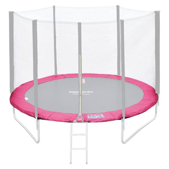 Matelas de protection réversible pour trampoline Ø180cm CAIRNS - gris/rose - HAPPY GARDEN - Imagen 6