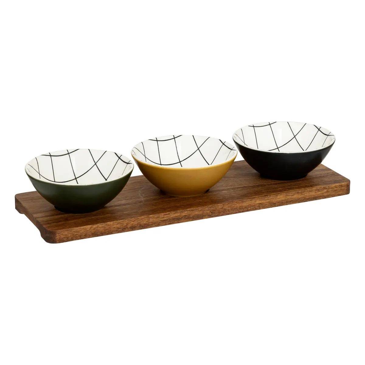 Service Apéritif 4 Pièces "Family Corner" 37cm Multicolore - Image 1