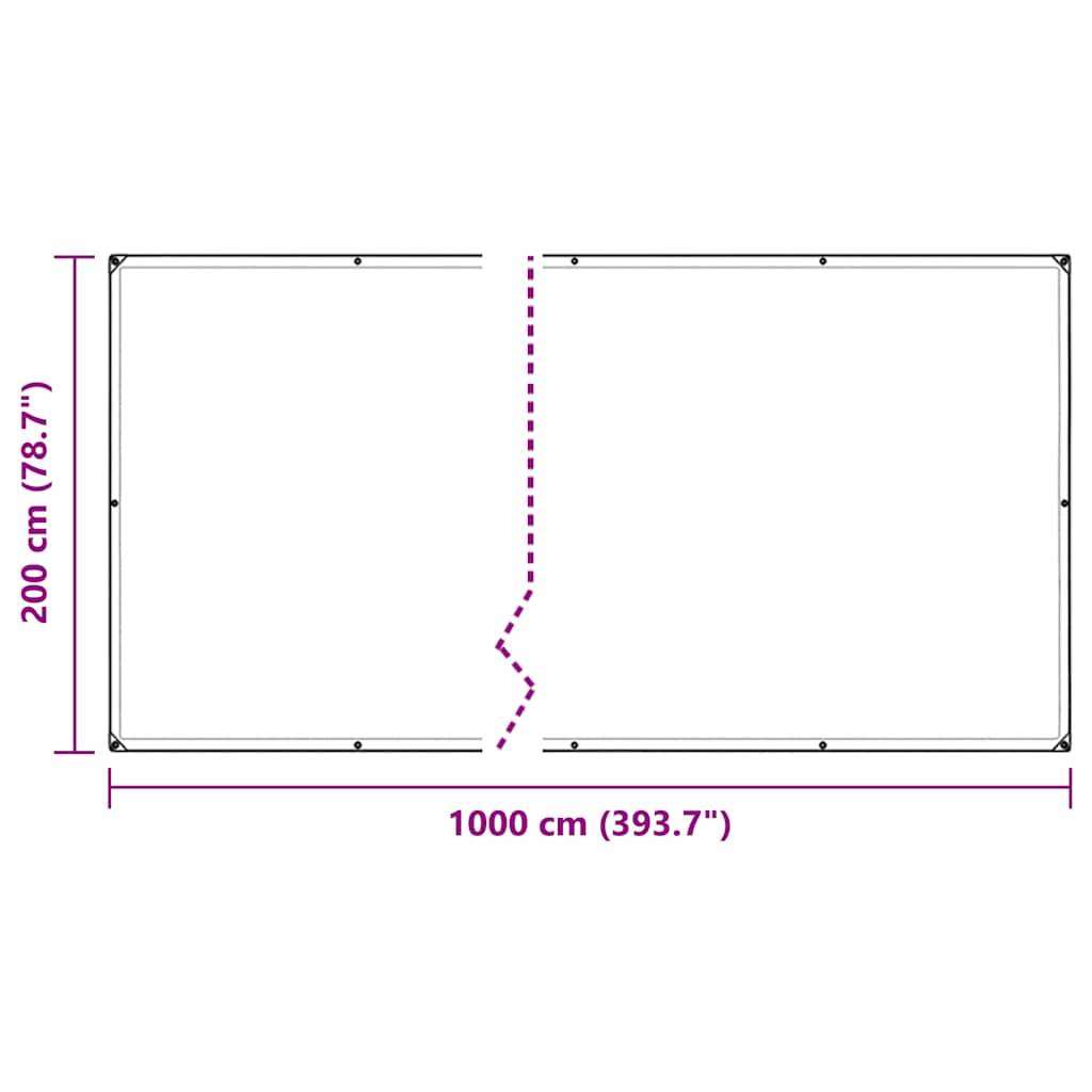 PANGIVO - Couverture végétale PVC transparent et blanc 1000 x 200 cm - PANGIVO - Image 10