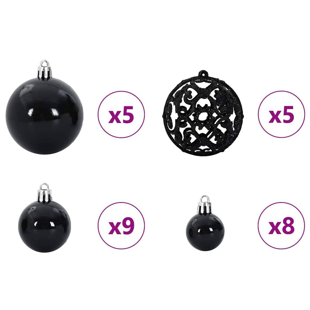 Vidaxl - Sapin de Noël Rose 150 cm PVC vidaXL 3396417 - Image 9