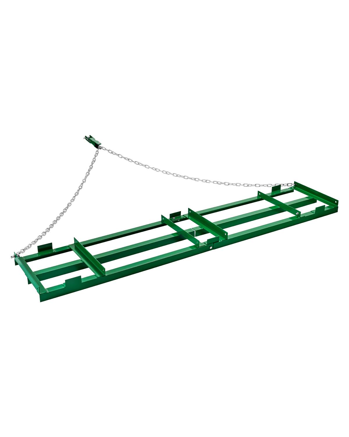 VEVOR Herse traînée 2435x500mm, niveleuse allée gravier, barres, chaîne, VTT. - Image 1