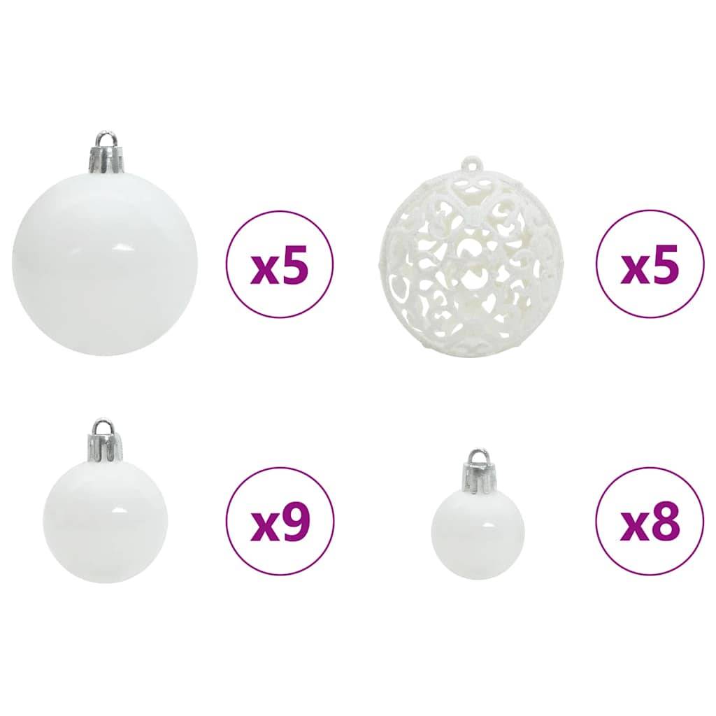 Vidaxl - Sapin de Noël avec 150 LED avec support Vert 90 cm PE vidaXL 3396303 - Image 8