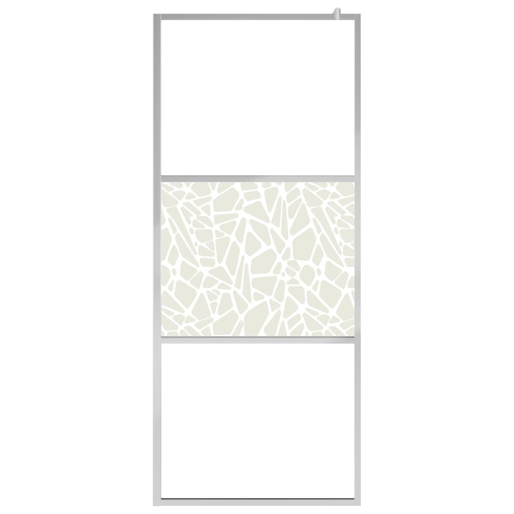 Vidaxl - Paroi de douche à l'italienne à verre ESG pierre 100x195 cm - vidaXL - Imagen 3