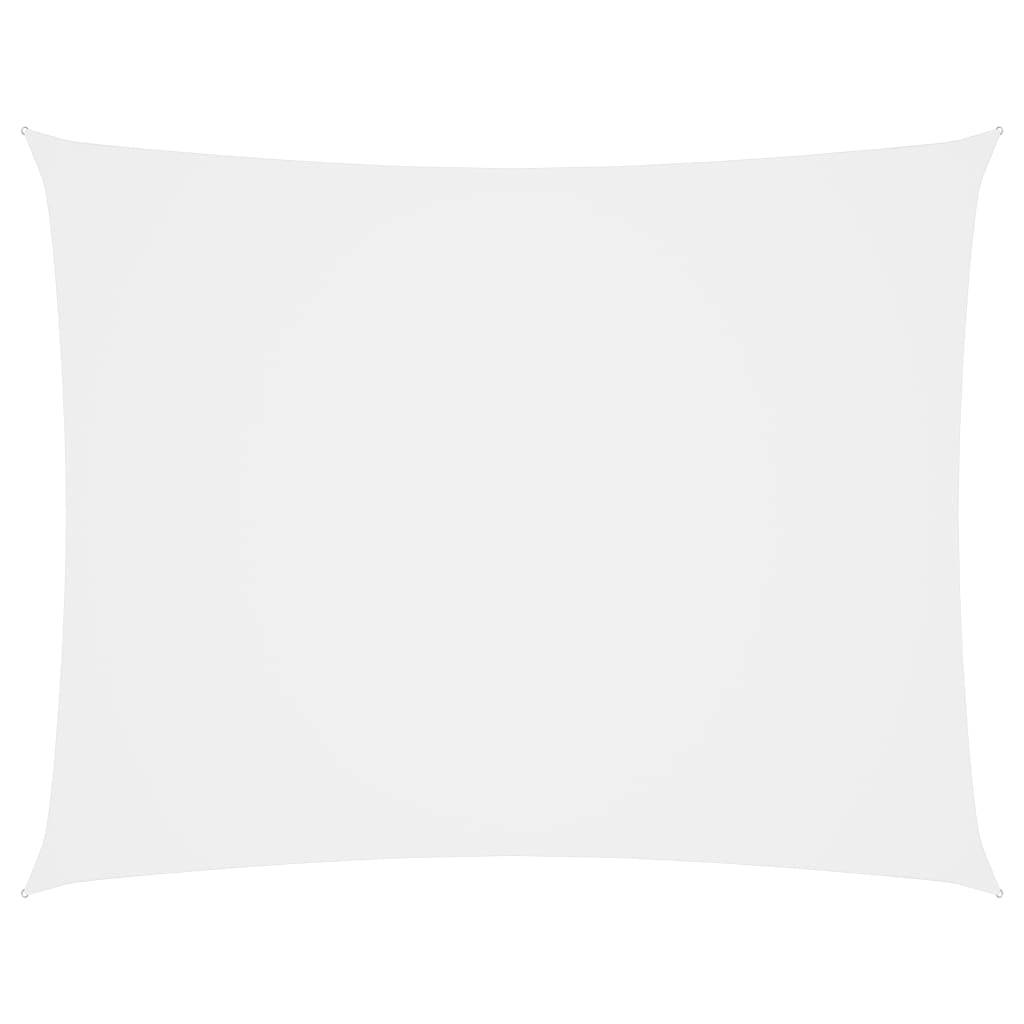 Helloshop26 - Voile toile d'ombrage parasol tissu oxford rectangulaire 3 x 4 m blanc - Imagen 1
