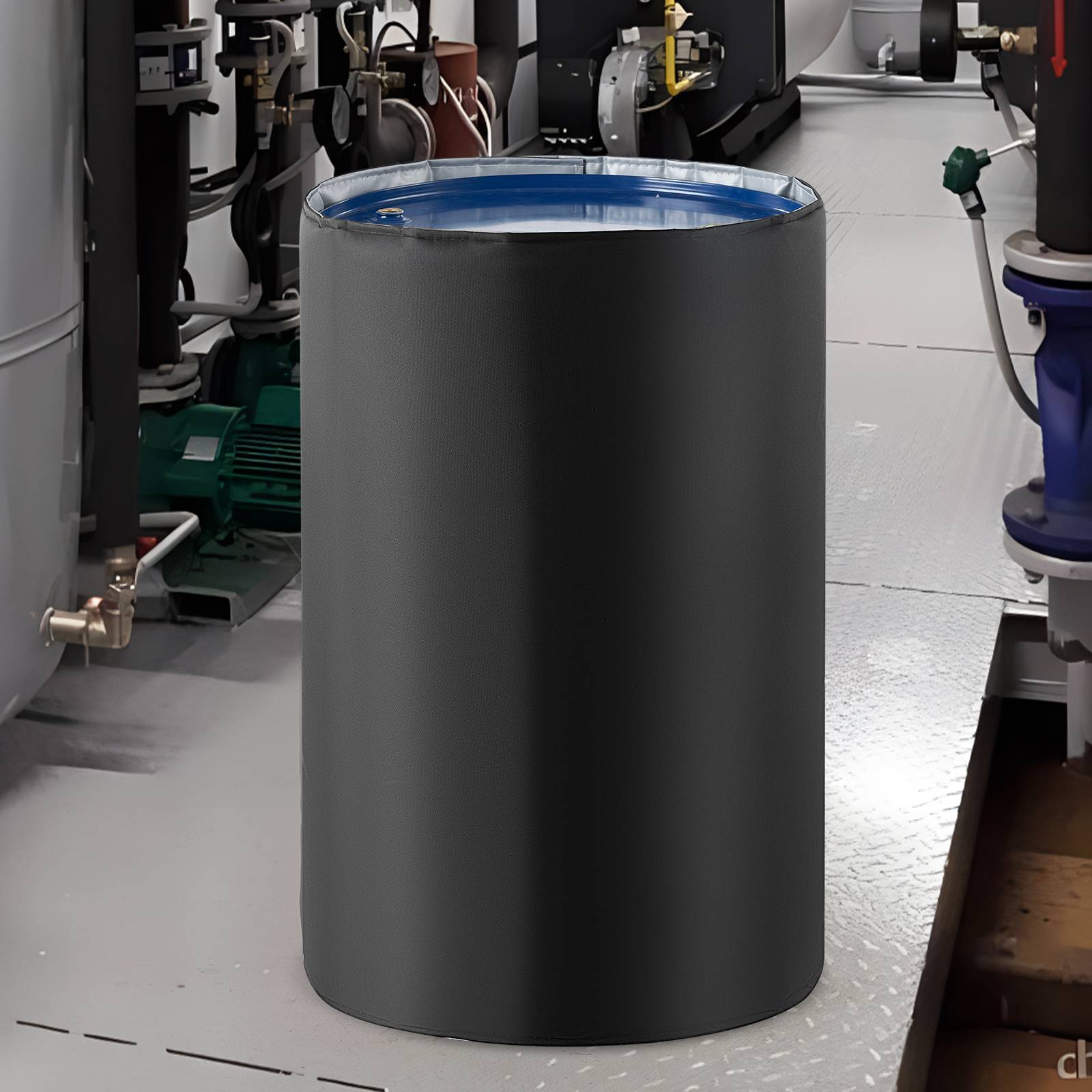 VEVOR Chauffe-fut métal 1300W, bande 55 gallons, thermostat -17.8°C-62.8°C, Oxford imperméable. - Image 8