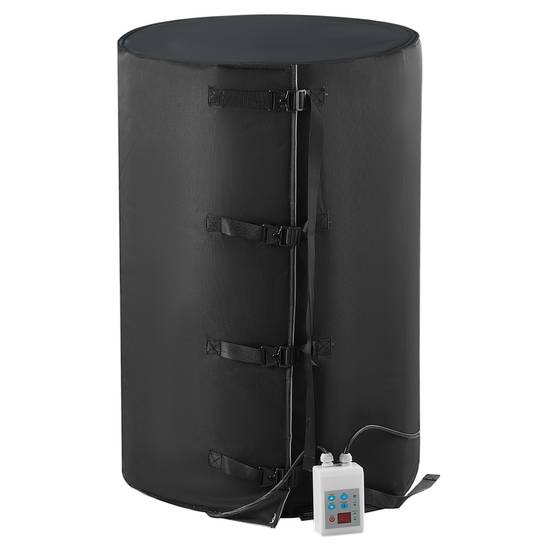 VEVOR Chauffe-fut métal 1300W, bande 55 gallons, thermostat -17.8°C-62.8°C, Oxford imperméable. - Image 1
