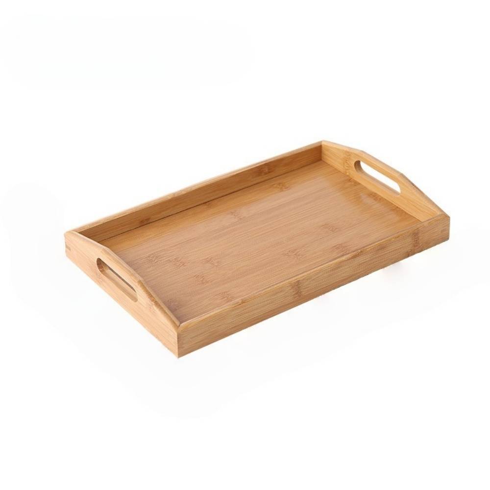 DtopbuyAge - Plateau de Service Rectangulaire en Bambou 35 * 22 * 5cm DtopbuyAge - Image 1