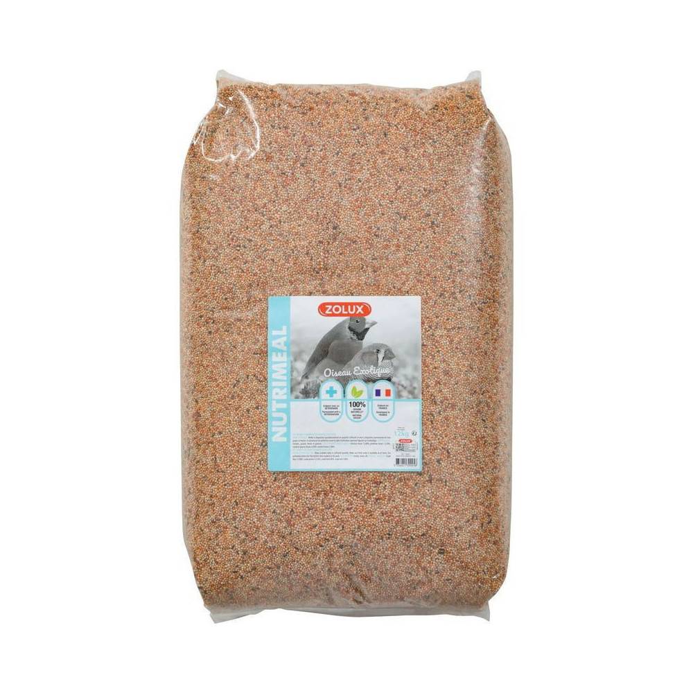 Zolux - Graines, alimentation oiseaux exotique nutrimeal - 12Kg - Imagen 1