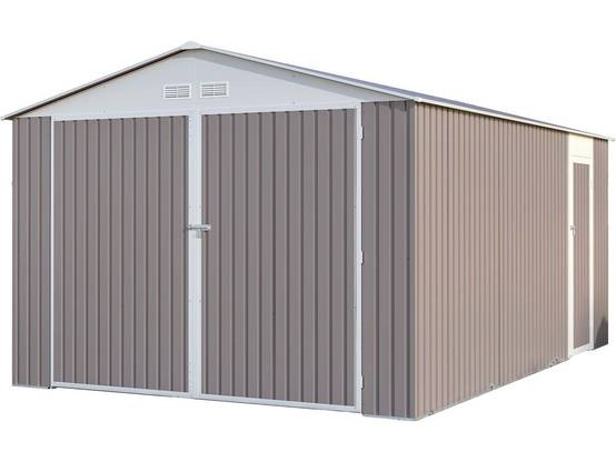 Habitat Et Jardin - Garage Métal "nevada" - 18,56m² Avec Panneaux Solaires -habitat Et Jardin - Image 1