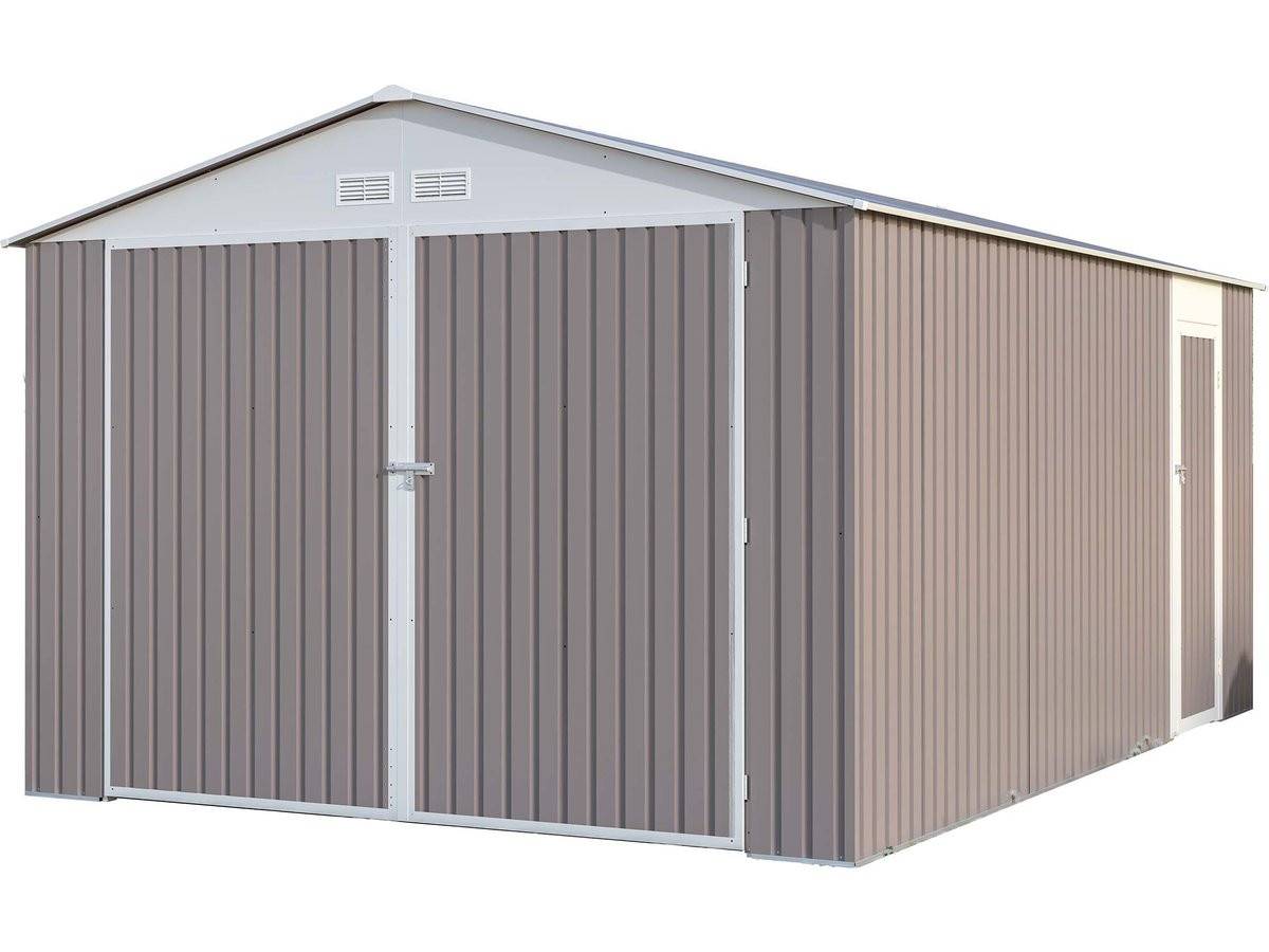 Habitat Et Jardin - Garage Métal "nevada" - 18,56m² Avec Panneaux Solaires -habitat Et Jardin