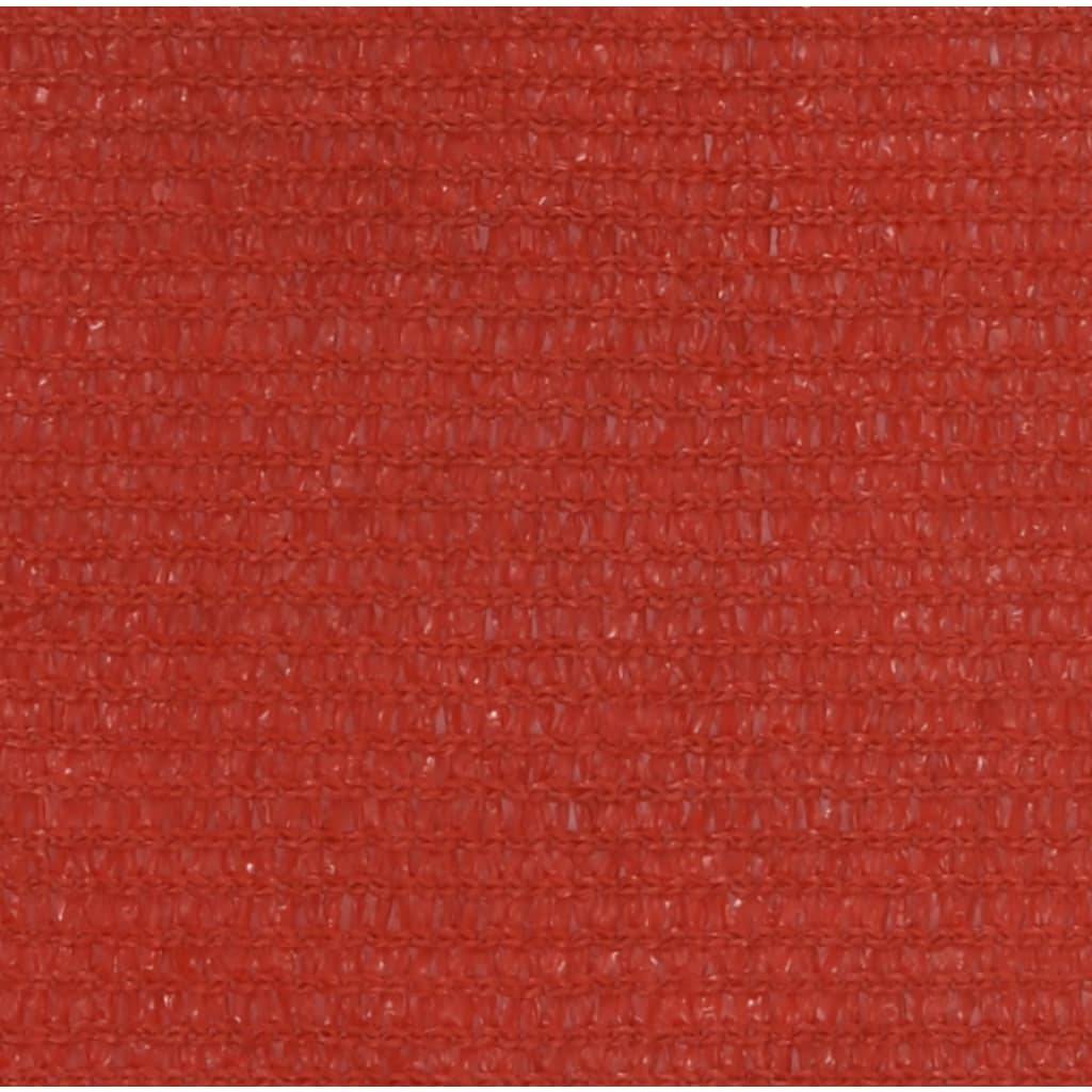 Helloshop26 - Voile toile d'ombrage parasol 160 g/m² PEHD 4,5 x 4,5 m rouge - Imagen 5