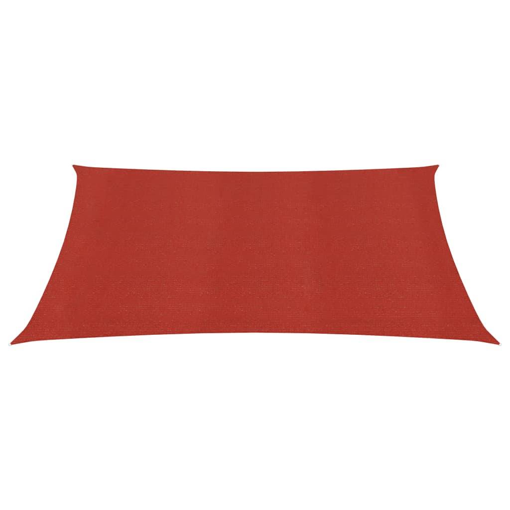 Helloshop26 - Voile toile d'ombrage parasol 160 g/m² PEHD 4,5 x 4,5 m rouge - Imagen 2