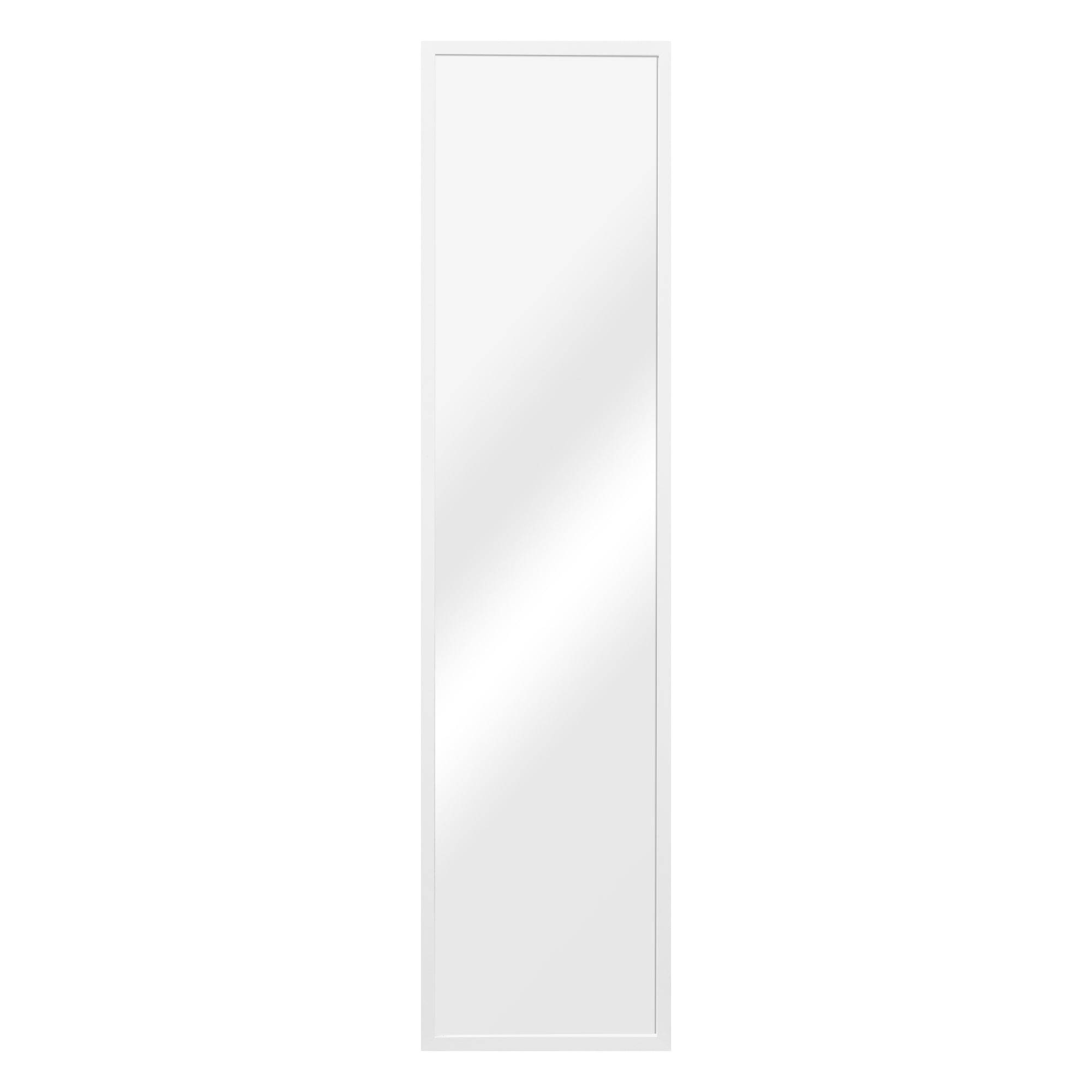 Helloshop26 - Miroir sur pied psyché inclinable 150 x 35 cm blanc - Imagen 2