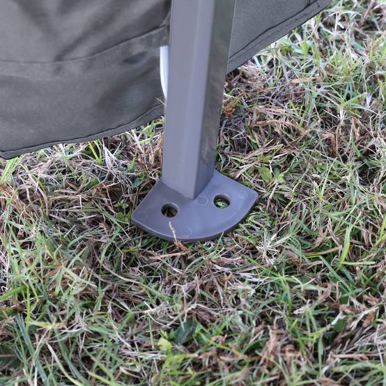 ComfortXL - Tonnelle Pliante Pop-Up Métal Jardin LED Solaire Moustiquaire 3,3x3,3m Gris - ComfortXL Outdoor Living - Image 8