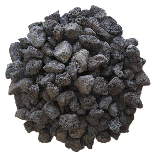 No name - Lot de 4 sacs de 20 L de pouzzolane noire 7/15 - Image 1