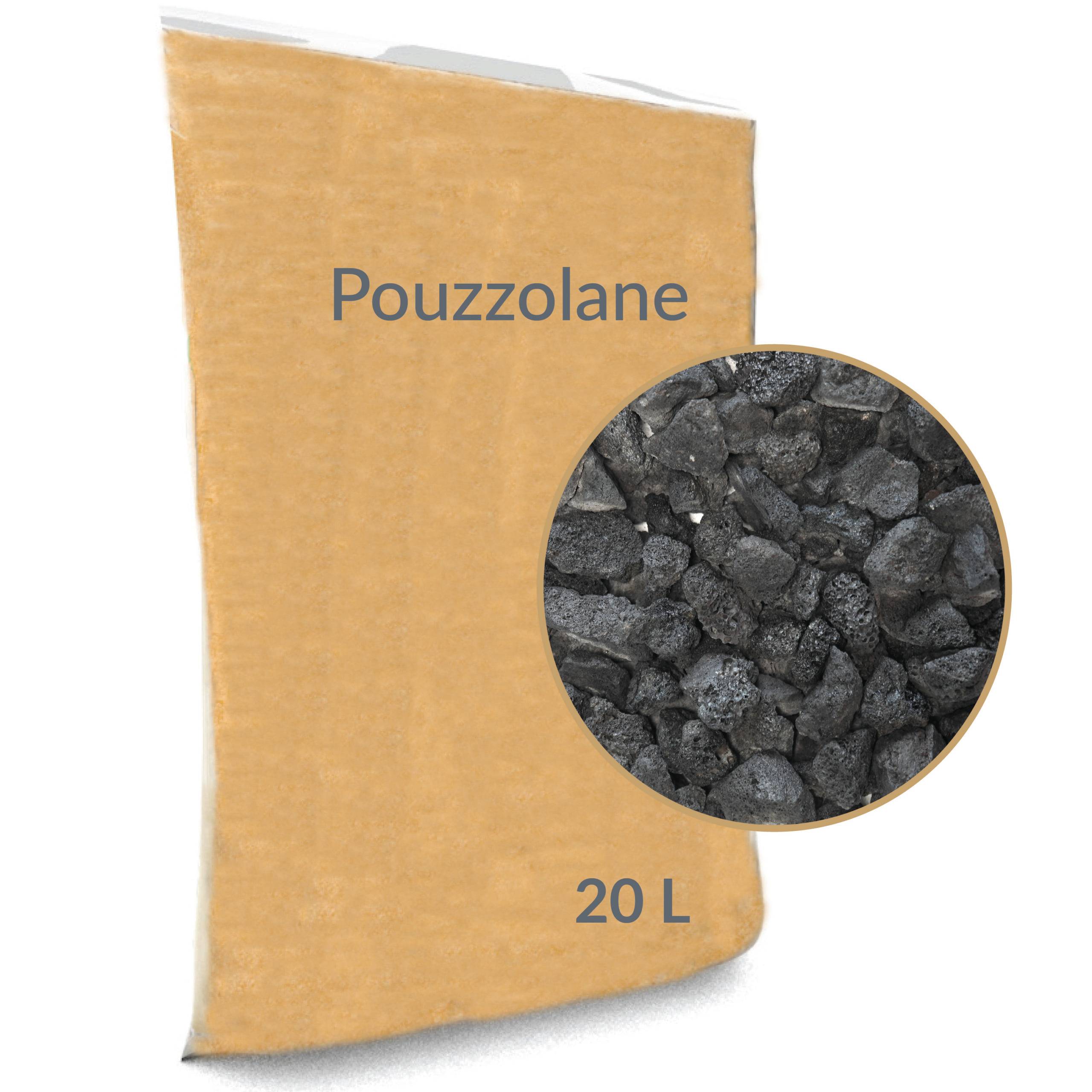 No name - Lot de 4 sacs de 20 L de pouzzolane noire 7/15 - Image 4