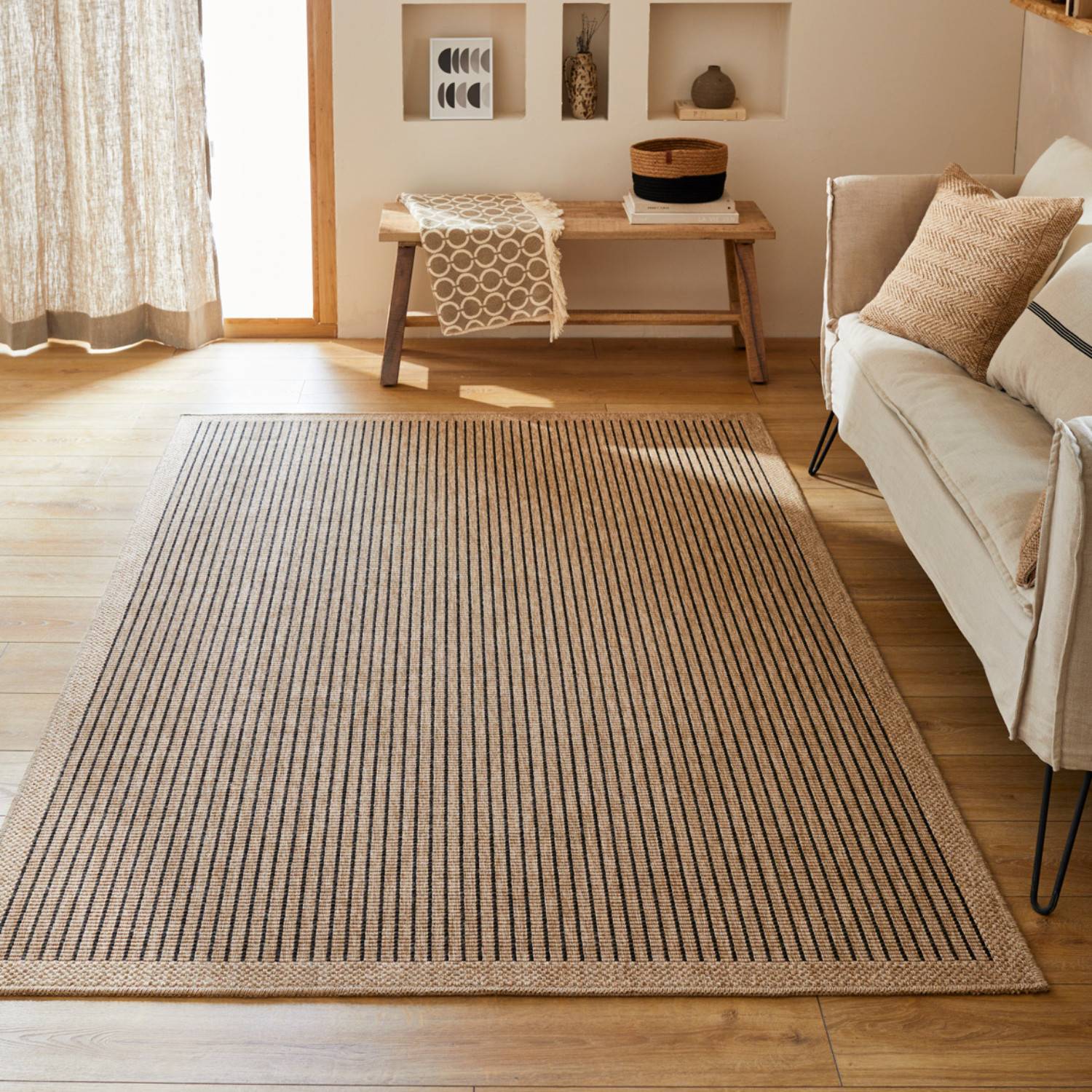 Autre - Tapis intérieur et extérieur naturel 160x230cm - Imagen 1