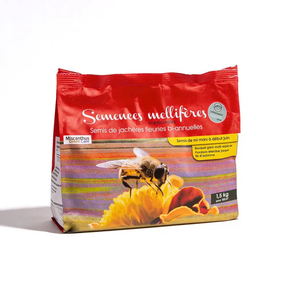 Autre - Semis de Jachères Fleuries Bi-annuelles - Semences Mellifères® (Sac de 1,5kg) - Image 1