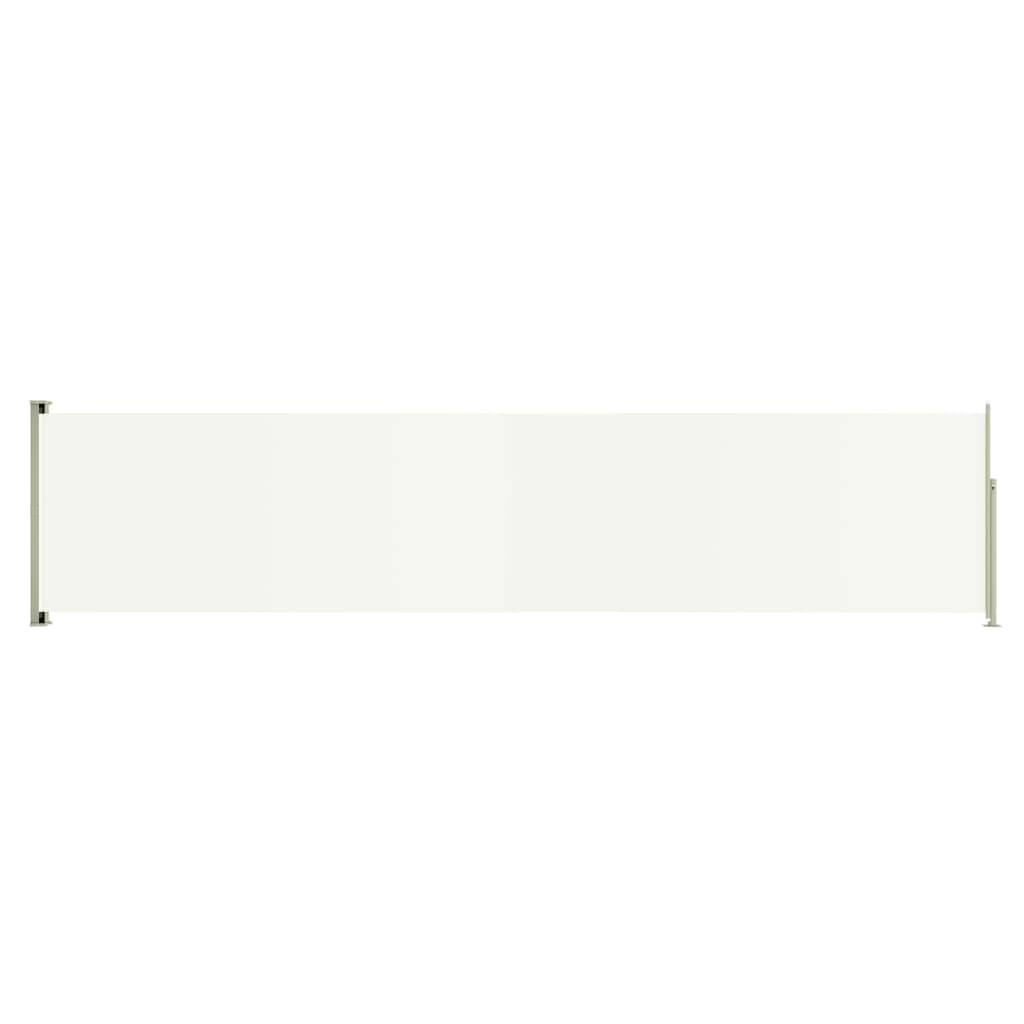 Helloshop26 - Auvent latéral rétractable de patio 140 x 600 cm crème - Imagen 1
