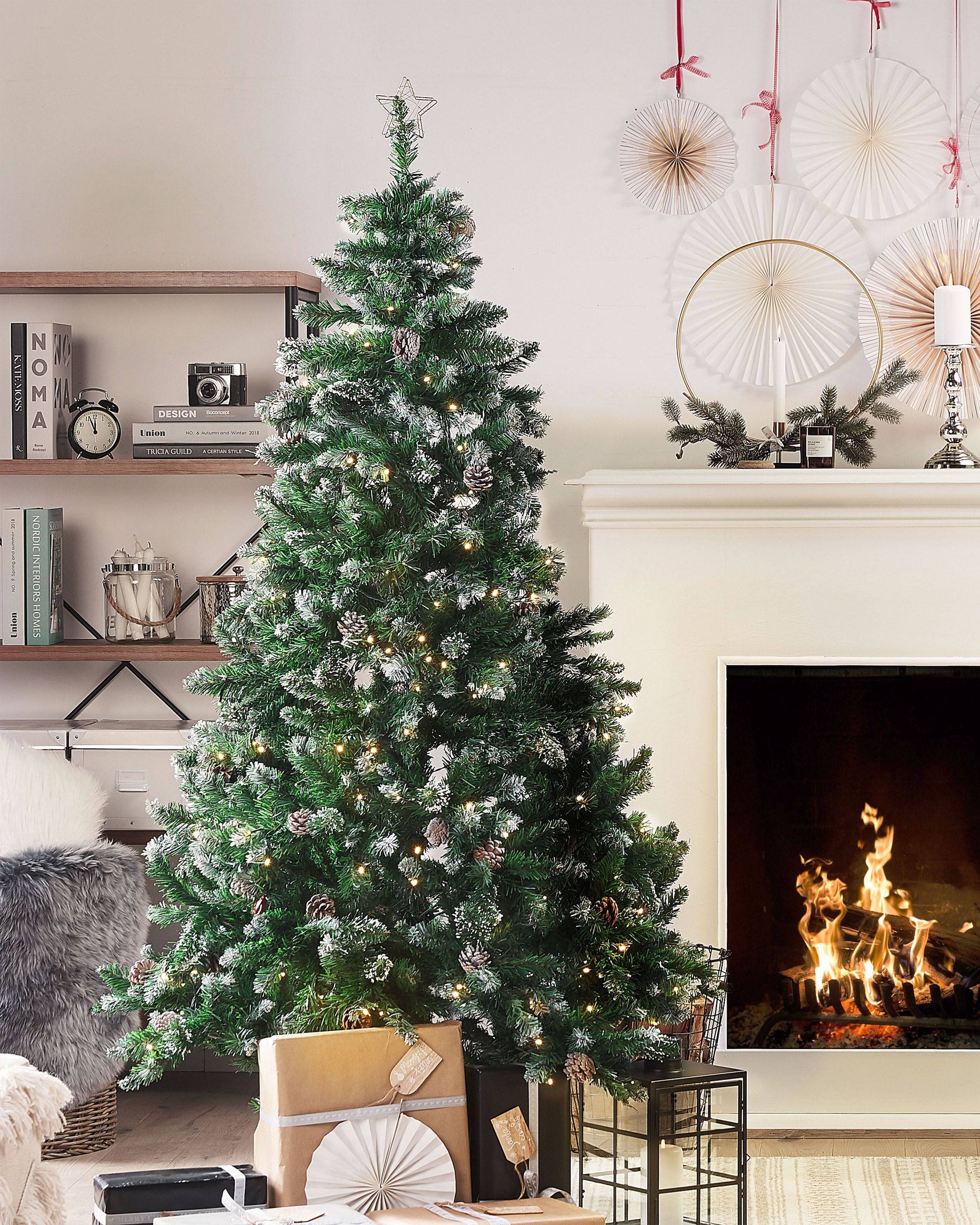 Beliani - Sapin de Noël PVC Vert foncé PALOMAR - Beliani - Imagen 1