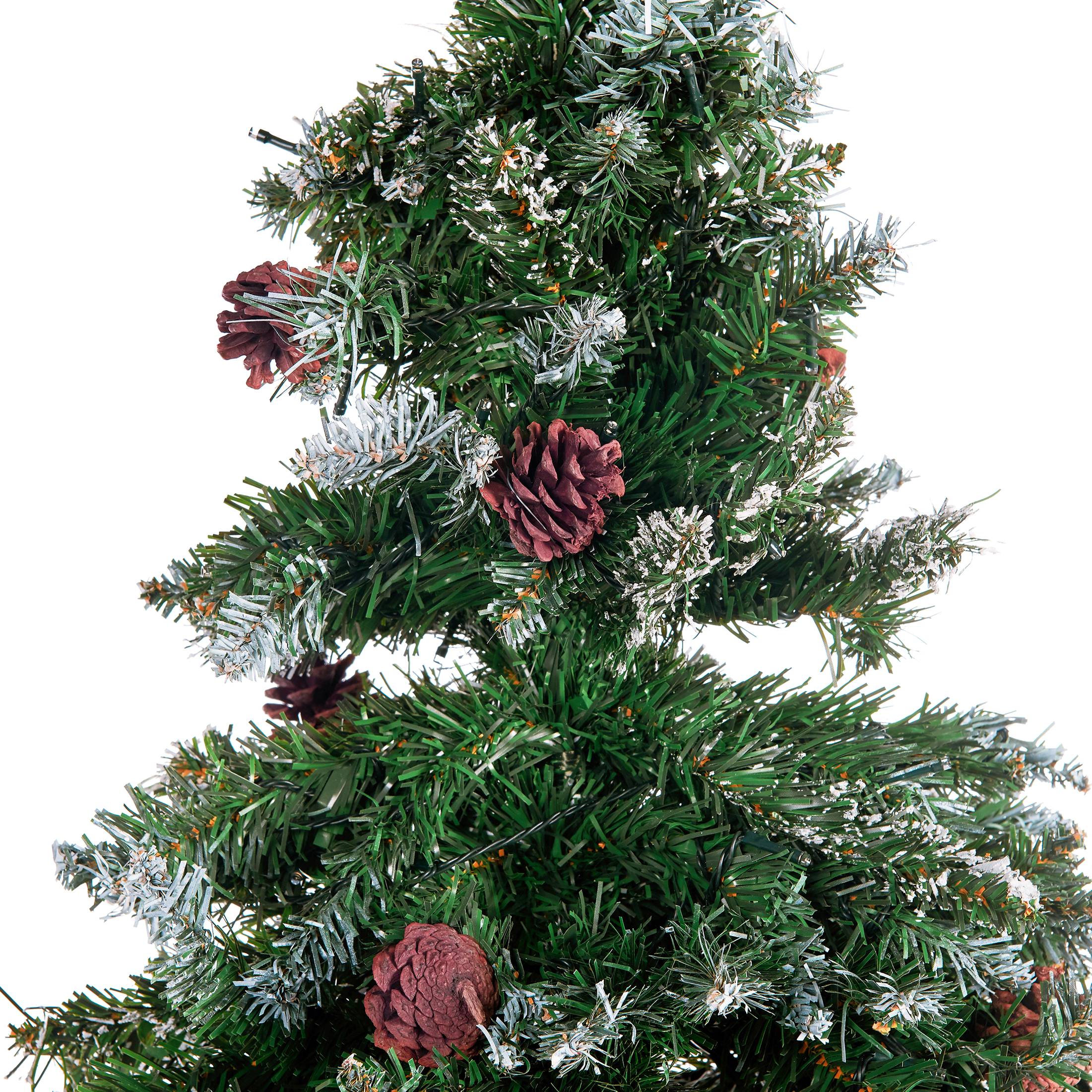 Beliani - Sapin de Noël PVC Vert foncé PALOMAR - Beliani - Imagen 4