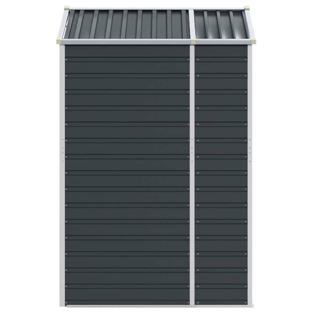 Vidaxl - Abri de jardin anthracite 191x130x198 cm acier galvanisé vidaXL 3188253 - Image 7