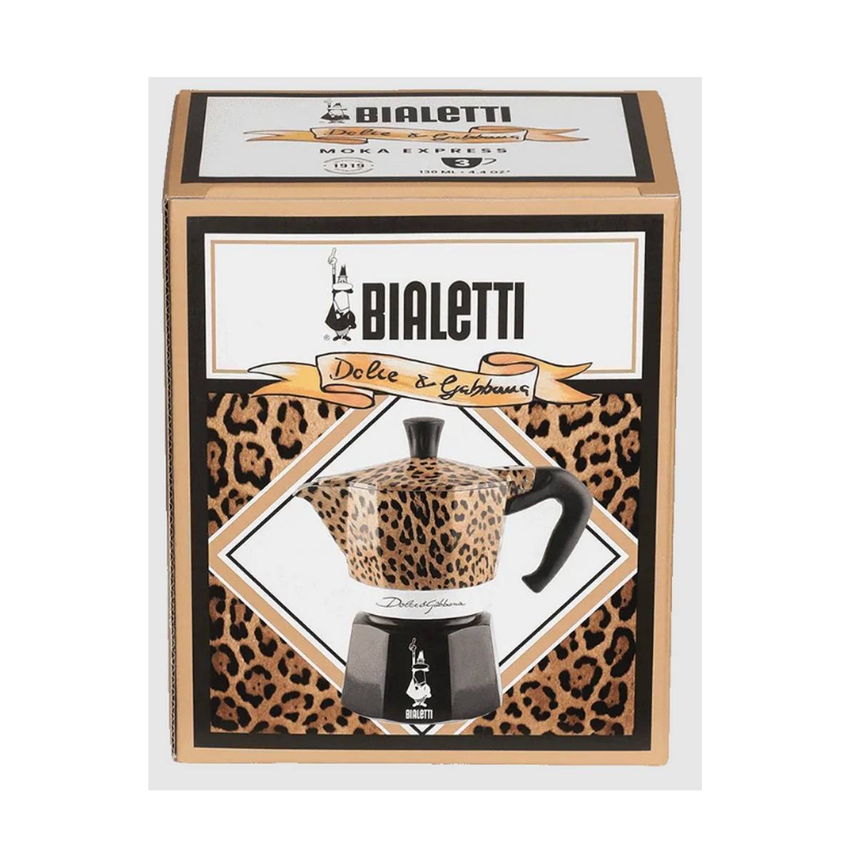 Cafetière italienne 4 tasses leopard 0005457 Bialetti - Image 3