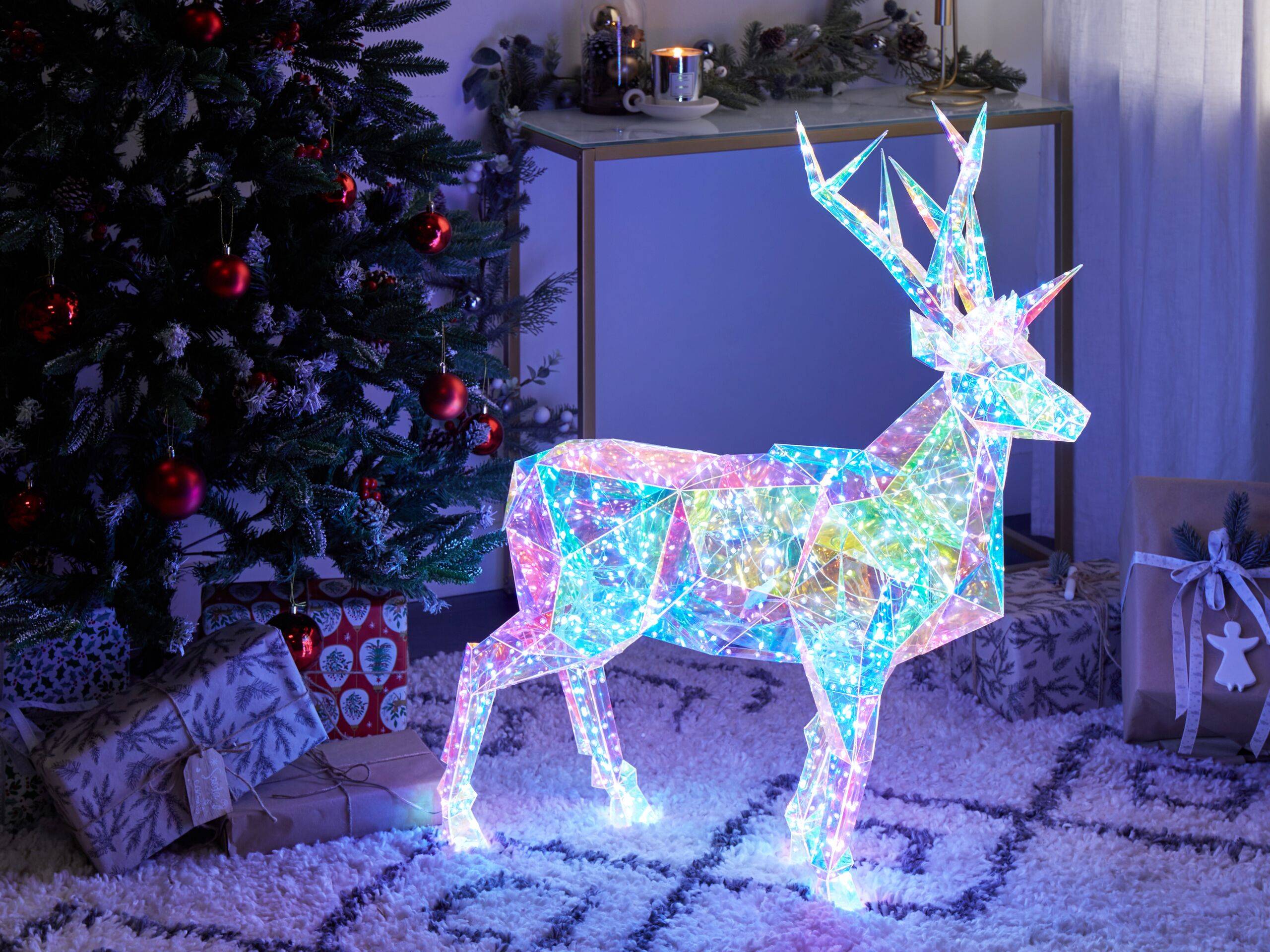 Beliani - Décoration LED Matière synthétique Multicolore POLARIS - Beliani - Imagen 1