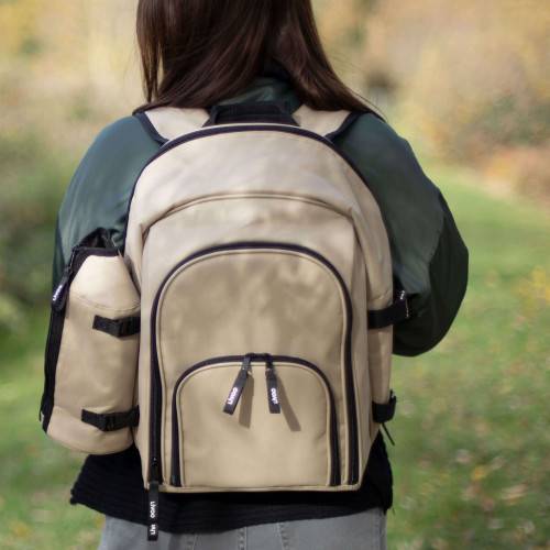 Livoo - Sac à dos isotherme pique-nique Beige 4 personnes - Imagen 2