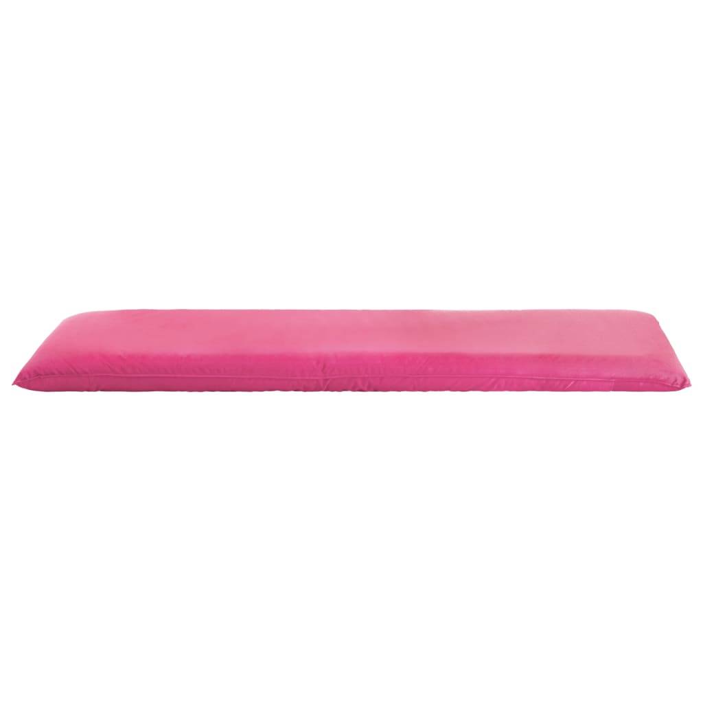 Helloshop26 - Transat chaise longue bain de soleil lit de jardin terrasse meuble d'extérieur pliable tissu oxford rose - Imagen 6