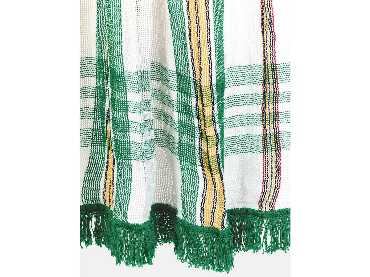 Morel - Rideau de porte moustiquaire en toile multicolore Vert 140 x 225 cm - Morel - Imagen 2