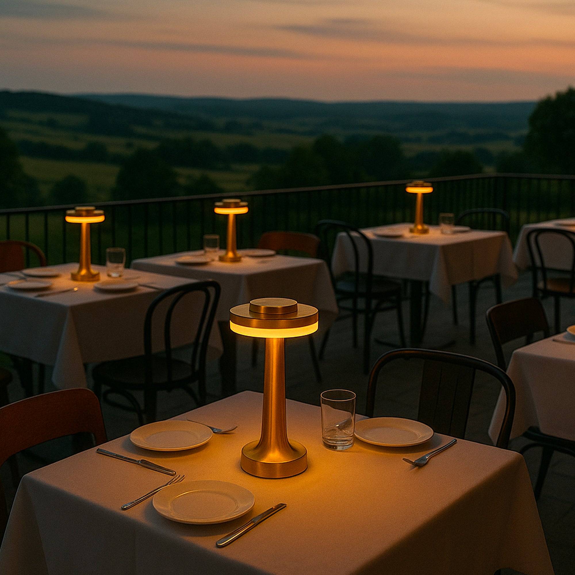 Lumisky - 2 Lampes de table doré CHICGLOW H21cm - Imagen 4