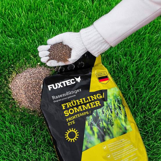 Engrais gazon printemps été FUXTEC FX-RDFS20 NPK organo-minéral avec magnésium et soufre 20 kg - Image 2