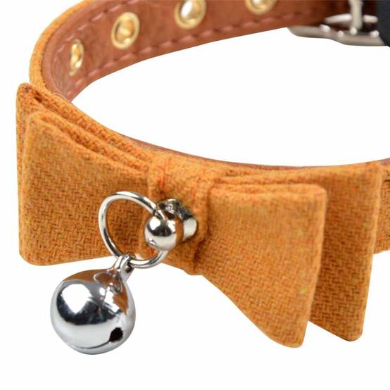 Love Story - Collier pour Chat "Anti Etranglement" 27cm Moutarde - Image 2