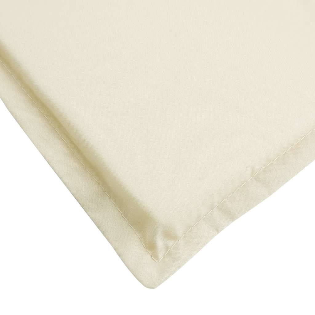 PANGIVO - Coussin de chaise longue tissu oxford crème 186 x 58 x 4 cm - PANGIVO - Image 8