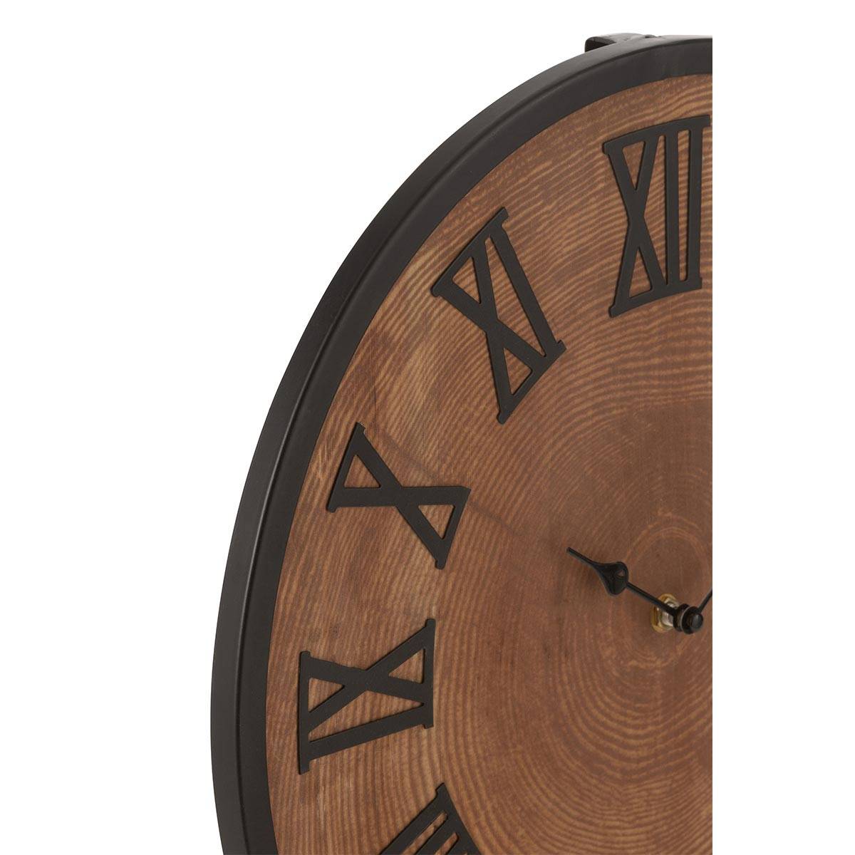 Horloge Murale Effet Bois "Nue" 40cm Naturel - Image 2