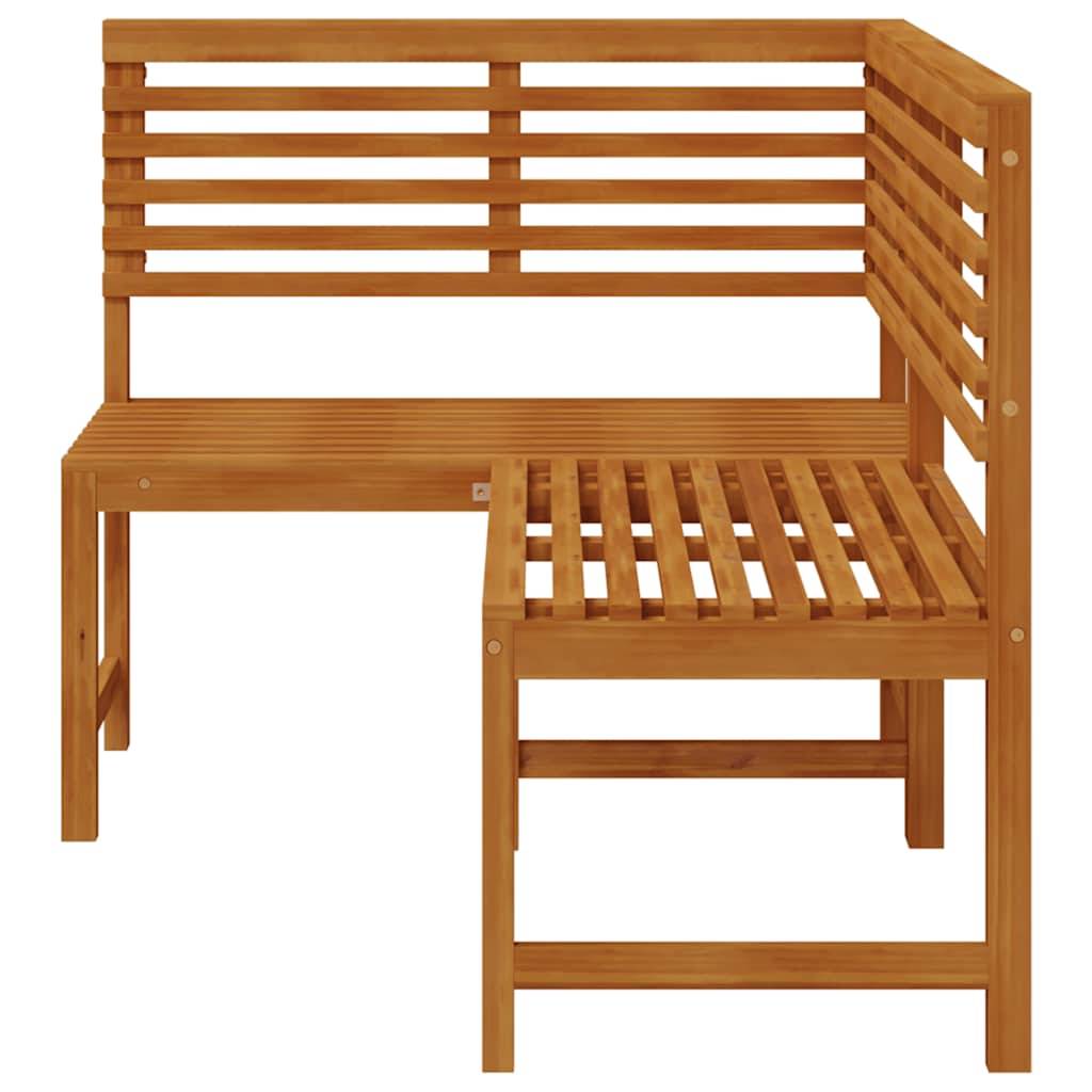 Vidaxl - Banc d'angle de jardin 140 cm Bois solide d'acacia vidaXL 312422 - Imagen 10
