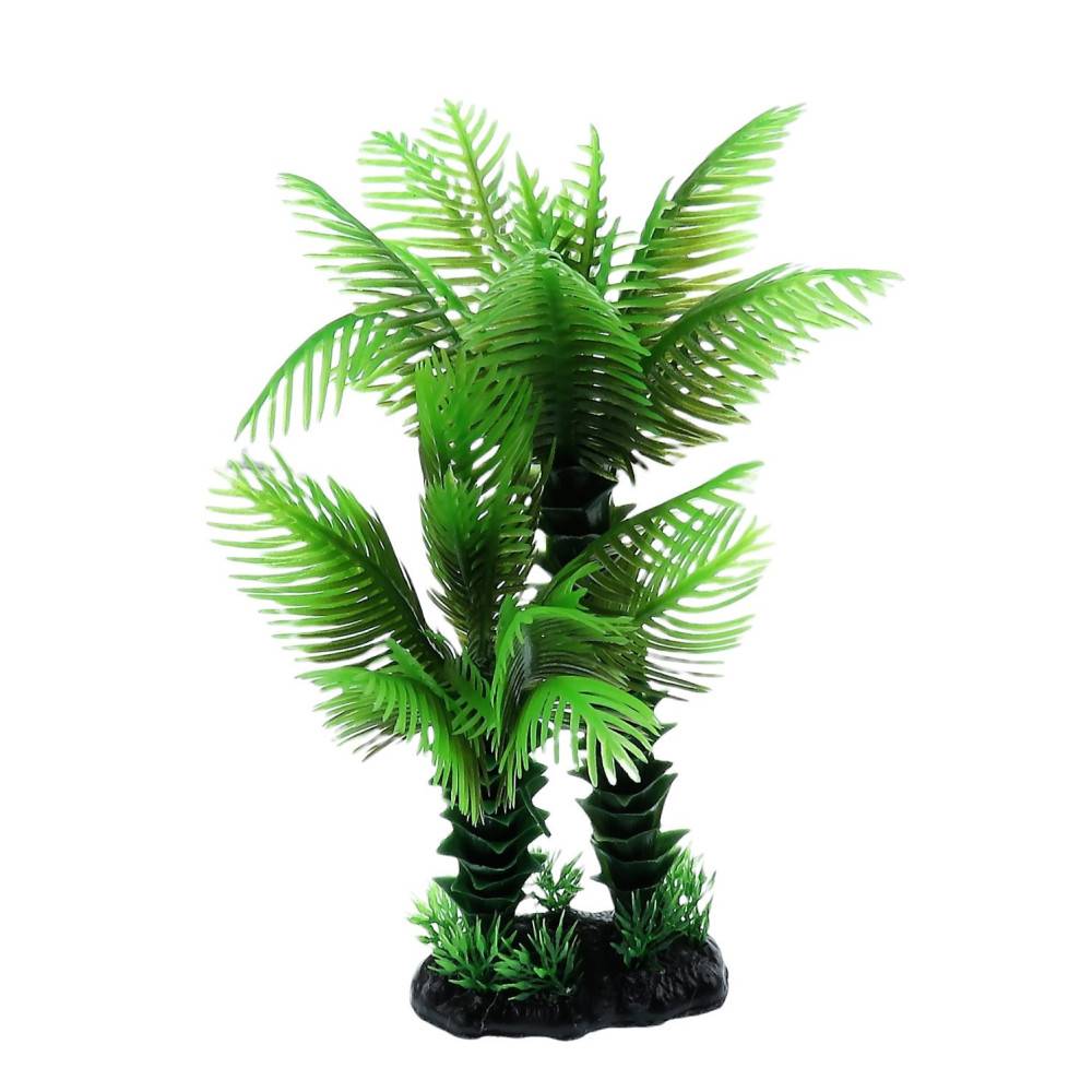 animallparadise - Palmier décoration duo, H 23 cm, pour aquarium - Imagen 2