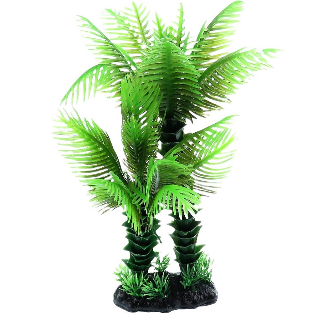 animallparadise - Palmier décoration duo, H 23 cm, pour aquarium - Imagen 1