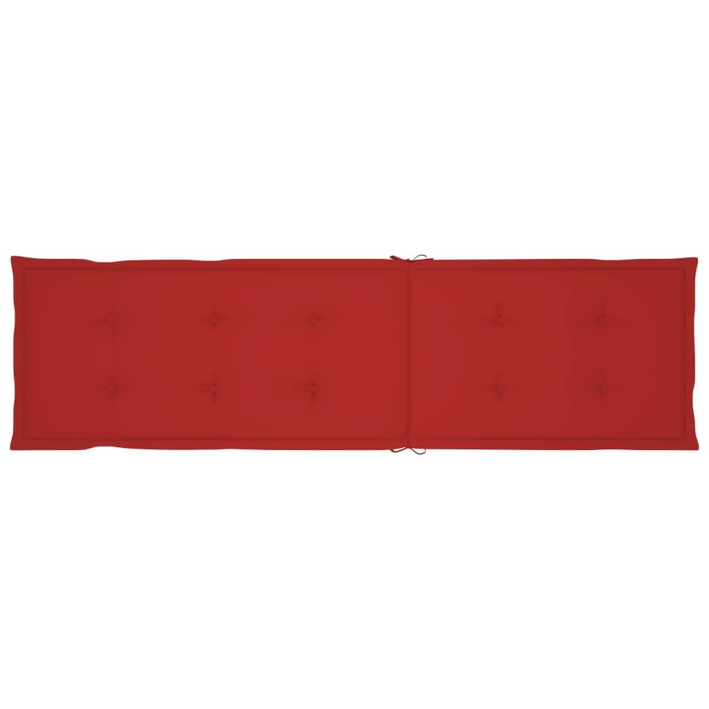 Helloshop26 - Transat chaise longue bain de soleil lit de jardin terrasse meuble d'extérieur 167 cm avec repose-pied et coussin acacia solide - Imagen 6