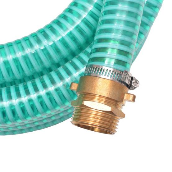 Vidaxl - Tuyau d'aspiration avec raccords en laiton 4 m 25 mm Vert vidaXL 142884 - Image 6