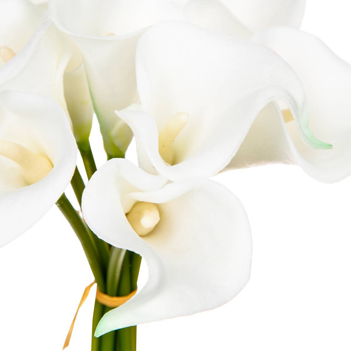 Atmosphera - Bouquet de 8 arums artificiels blanc H36cm - Atmosphera Créateur d'intérieur - Image 2