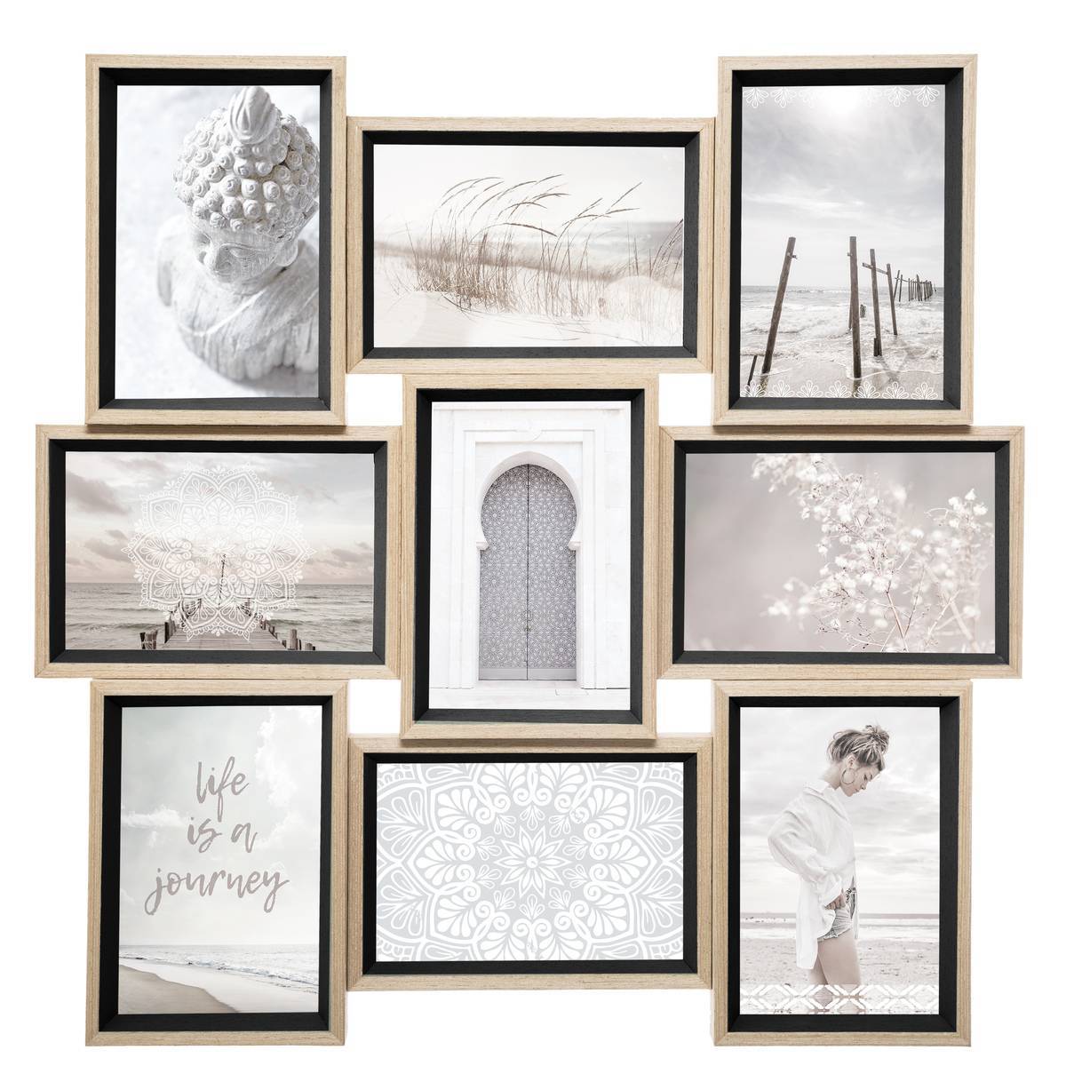 Atmosphera - Pêle-mêle "Moly" bois 9 photos - Atmosphera Créateur d'intérieur - Imagen 5