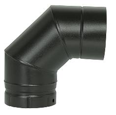 Coude à segment 90° Ø180 Noir émaillé POUJOULAT CDS 90-180 E NM - 56150922 - Image 2