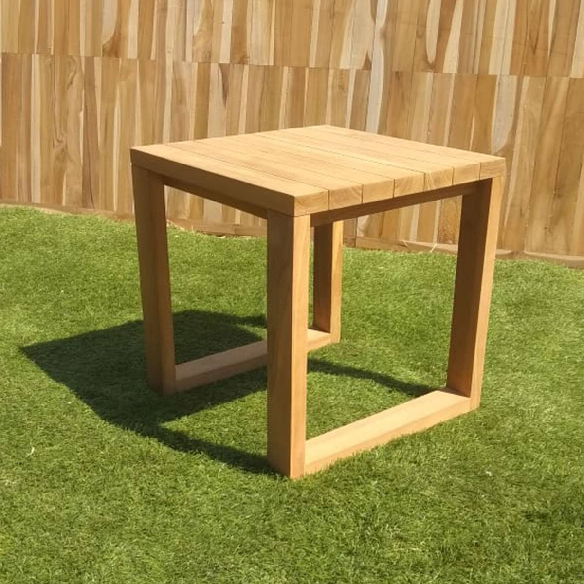 Table basse d'appoint Fuerteventura en teck grade C - Cémonjardin - Imagen 1