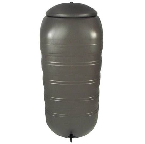 Nature - Récupérateur d'eau de pluie colonne 250 litres, Couleur Taupe, Socle Sans socle - Imagen 6