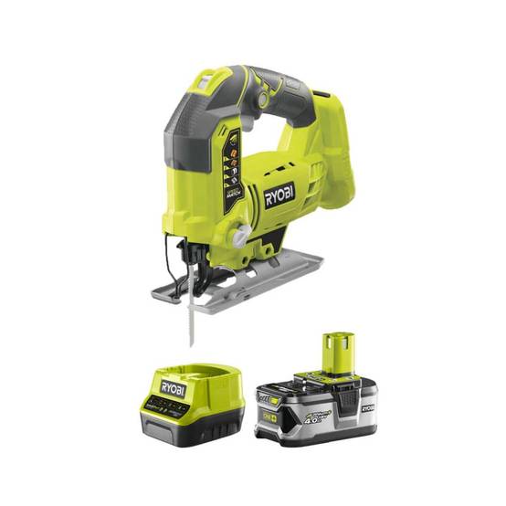 Ryobi - Pack RYOBI Scie sauteuse pendulaire 18V One+ R18JS-0 - 1 batterie 5.0Ah - 1 chargeur rapide 2.0Ah RC18120-150